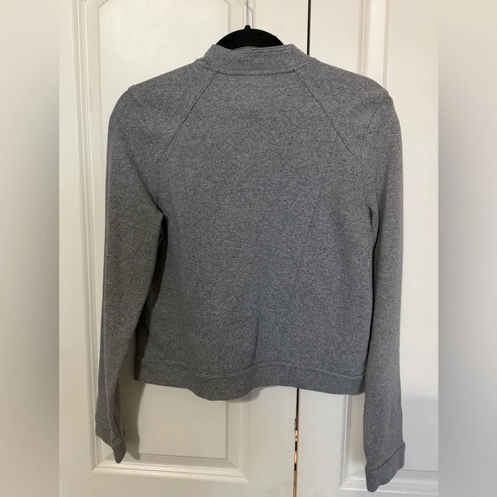 Banana Republic Heather Gray Bomber Jacket - Picture 3 of 3